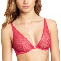 Calvin Klein Women's Naked Glamour Convertible Lace Plunge, Funny Valentine, 34B Calvin Klein Women's Naked Glamour Convertible Lace Plunge, Funny Valentine, 34B