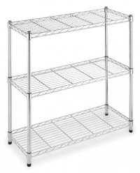 Whitmor 6060-3437 Supreme 3-Tier Shelving, Chrome Whitmor 6060-3437 Supreme 3-Tier Shelving, Chrome