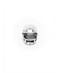 Score a touchdown with this sporty Donatella bead. Crafted in sterling silver, bead features a cut-out football helmet design. Donatella is a playful collection of charm bracelets and necklaces that can be personalized to suit your style! Available exclusively at Macy's. Score a touchdown with this sporty Donatella bead. Crafted in sterling silver, bead features a cut-out football helmet design. Donatella is a playful collection of charm bracelets and necklaces that can be personalized to suit your style! Available exclusively at Macy's.
