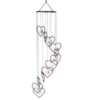 Red Carpet Studio 32-Inch Red Heart Spiral Tunes Chime with Heart Crystals Red Carpet Studio 32-Inch Red Heart Spiral Tunes Chime with Heart Crystals