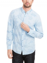 GUESS Dillon Slim-Fit Shirt with Inbloom Colla