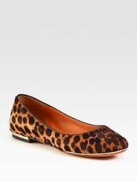 A closet staple of rich calf hair with a fierce leopard-print, metal plating and smooth leather trim. Calf hair upper with leather trimLeather lining and solePadded insoleMade in ItalyOUR FIT MODEL RECOMMENDS ordering true size. A closet staple of rich calf hair with a fierce leopard-print, metal plating and smooth leather trim. Calf hair upper with leather trimLeather lining and solePadded insoleMade in ItalyOUR FIT MODEL RECOMMENDS ordering true size.