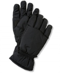 Ski. Shovel snow. Or just keep your hands warm while you walk to work. These Waterproof Sport Gloves from Isotoner are made with a fleece lining that wicks perspiration plus a protective layer that guards against precipitation and windchill. Ski. Shovel snow. Or just keep your hands warm while you walk to work. These Waterproof Sport Gloves from Isotoner are made with a fleece lining that wicks perspiration plus a protective layer that guards against precipitation and windchill.