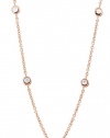 Effy Jewlery 14K Rose Gold 36 Diamond Necklace, 1.88 TCW