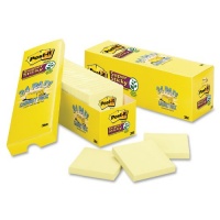 Post-it Super Sticky Notes, 3 x 3-Inches, Canary Yellow, 24-Pads/Cabinet Pack Post-it Super Sticky Notes, 3 x 3-Inches, Canary Yellow, 24-Pads/Cabinet Pack