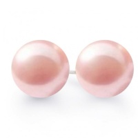 Bling Jewelry Tahitian Style Sea Shell Pink Pearl Ball Stud Earrings Size 12mm Bling Jewelry Tahitian Style Sea Shell Pink Pearl Ball Stud Earrings Size 12mm