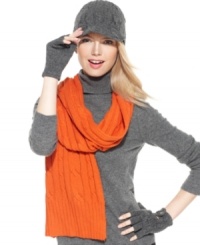 Stop the presses. This adorable wool newsboy cap from MICHAEL Michael Kors is your go-to season accessory. Chic and cozy cable knit keeps you warm when you're dashing around town in chilly winter weather. Stop the presses. This adorable wool newsboy cap from MICHAEL Michael Kors is your go-to season accessory. Chic and cozy cable knit keeps you warm when you're dashing around town in chilly winter weather.