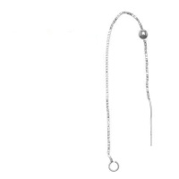 Sterling Silver Round Smart Beads Stoppers 4mm - Threader Earring Backs (10) Sterling Silver Round Smart Beads Stoppers 4mm - Threader Earring Backs (10)
