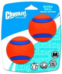 ChuckIt! Medium Ultra Balls 2.5-Inch, 2-Pack ChuckIt! Medium Ultra Balls 2.5-Inch, 2-Pack