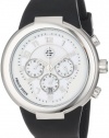 Philip Stein Unisex 32-AW-RBB Active White and Black Chronograph Rubber Strap Watch
