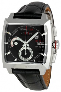 TAG Heuer Men's CAL2110FC6257 Monaco Black Dial Watch TAG Heuer Men's CAL2110FC6257 Monaco Black Dial Watch