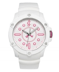 Have a beach party all season long with this fresh and vibrant Surfside watch from Juicy Couture. Have a beach party all season long with this fresh and vibrant Surfside watch from Juicy Couture.