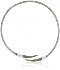 Judith Jack Mesh Allure Sterling Silver and Stainless Steel Collar Necklace Judith Jack Mesh Allure Sterling Silver and Stainless Steel Collar Necklace