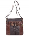 Keep things casual with this around-town crossbody from The Sak. Heavy stitching, antique brass-tone hardware and conveniently placed pockets add style to this functional design.