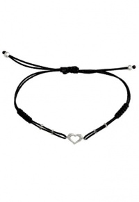 Effy Jewlery 14K White Gold Diamond Heart Tennis Bracelet, .11 TCW Effy Jewlery 14K White Gold Diamond Heart Tennis Bracelet, .11 TCW