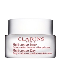 Early Correction. Continuous Protection. Visible Perfection. Multi-Active Day is the newest innovation from Clarins; high performance skin care with new formulas and textures, that goes beyond prevention to visibly correct early signs of aging. Early Correction. Continuous Protection. Visible Perfection. Multi-Active Day is the newest innovation from Clarins; high performance skin care with new formulas and textures, that goes beyond prevention to visibly correct early signs of aging.