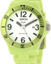 Invicta Women's 1211 Angel White Dial Neon Green Plastic Watch