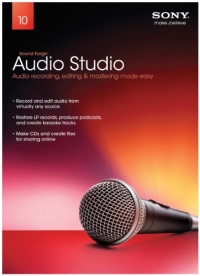 Sony Creative Software Sound Forge Audio Studio 10 - 2011 [Old Version]