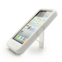 Aimo Wireless IPH5PCMX008S Guerilla Armor Hybrid Case with Kickstand for iPhone 5 - Retail Packaging - White Aimo Wireless IPH5PCMX008S Guerilla Armor Hybrid Case with Kickstand for iPhone 5 - Retail Packaging - White