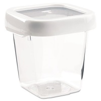 OXO - Good Grips LockTop Container, Small Square, 2.5 cup, White/Clear - Sold As 1 Each - Airtight, watertight, leakproof seal. OXO - Good Grips LockTop Container, Small Square, 2.5 cup, White/Clear - Sold As 1 Each - Airtight, watertight, leakproof seal.