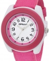 Sprout Women's ST/2027DPDP Dark Pink Organic Cotton Strap Bamboo Dial Eco-Friendly Watch