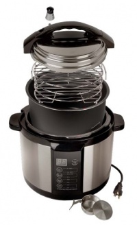 Emson Electric 5Qt Smoker- The Only Indoor Pressure Smoker-Cook Your BBQ Brisket, Pressure Smoke Cold Cheese Or Fish Emson Electric 5Qt Smoker- The Only Indoor Pressure Smoker-Cook Your BBQ Brisket, Pressure Smoke Cold Cheese Or Fish
