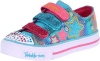 Skechers Kids 10249L-Shuffles-Triple Up Sneaker (Little Kid),Blue/Multi,13.5 M US Little Kid