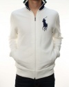 Polo Ralph Lauren Men's Big Pony Full Zip Navy Blue Long Sleeve Jacket