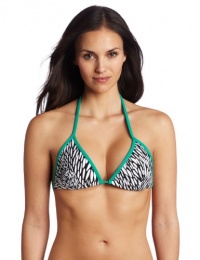 Shoshanna Women's Piped Triangle Bikini Top