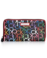 Sometimes a signature touch is all you need, so check out this sleek wallet design from Calvin Klein. Dressed up in iconic CK print and custom hardware, it boasts plenty of pockets and compartments for all the essentials. Sometimes a signature touch is all you need, so check out this sleek wallet design from Calvin Klein. Dressed up in iconic CK print and custom hardware, it boasts plenty of pockets and compartments for all the essentials.