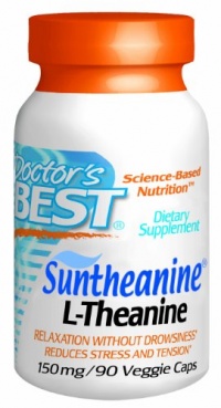 Doctor's Best Suntheanine L-Theanine (150mg) Vegetable Capsules, 90-Count Doctor's Best Suntheanine L-Theanine (150mg) Vegetable Capsules, 90-Count