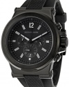 Michael Kors Men's Black Silicone Strap Quartz Chronograph MK8152