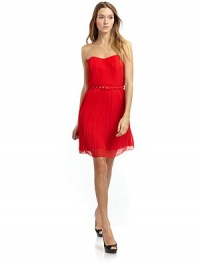 THE LOOKSweetheart necklineStraplessHigh waistComes with beltInvisible back zip with hook-and-eye closureTHE FITAbout 21 from natural waistTHE MATERIALPolyesterFully linedCARE & ORIGINDry clean ImportedModel shown is 5' 9½ (176cm) wearing US size 4. THE LOOKSweetheart necklineStraplessHigh waistComes with beltInvisible back zip with hook-and-eye closureTHE FITAbout 21 from natural waistTHE MATERIALPolyesterFully linedCARE & ORIGINDry clean ImportedModel shown is 5' 9½ (176cm) wearing US size 4.