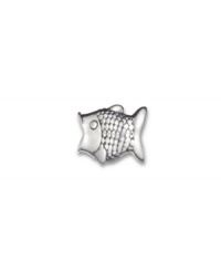 Go fish! This cute sculptural bead in sterling silver adds a whimsical note. Donatella is a playful collection of charm bracelets and necklaces that can be personalized to suit your style! Available exclusively at Macy's. Go fish! This cute sculptural bead in sterling silver adds a whimsical note. Donatella is a playful collection of charm bracelets and necklaces that can be personalized to suit your style! Available exclusively at Macy's.