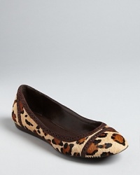 Lauren Ralph Lauren lends these ballet flats animal appeal, tamed with neutral suede trim. The look is exciting, without being too wild. Lauren Ralph Lauren lends these ballet flats animal appeal, tamed with neutral suede trim. The look is exciting, without being too wild.