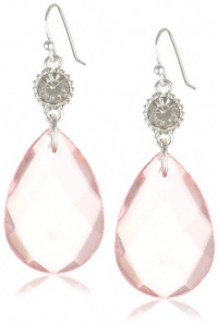 Nine West Sweet Celebration Silver-Tone Faceted Drop Earrings Nine West Sweet Celebration Silver-Tone Faceted Drop Earrings