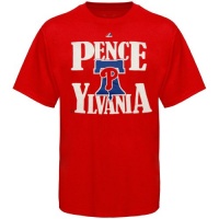 Hunter Pence Philadelphia Phillies Majestic Red Pence-ylvania T-Shirt Hunter Pence Philadelphia Phillies Majestic Red Pence-ylvania T-Shirt