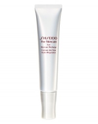 Shiseido The Skincare Eye Moisture Recharge. This gel-cream eye moisturizer targets fine lines and decreases puffiness in the eye area to diminish signs of fatigue and stress. Formulated with trehalose, yuzu seed extract and vitamins E and A, it counteracts dullness and helps prevent free radical damage. Shiseido The Skincare Eye Moisture Recharge. This gel-cream eye moisturizer targets fine lines and decreases puffiness in the eye area to diminish signs of fatigue and stress. Formulated with trehalose, yuzu seed extract and vitamins E and A, it counteracts dullness and helps prevent free radical damage.