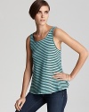 Update your basics line-up with a Patterson J. Kincaid striped tank that you'll want to wear all summer long.