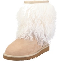 UGG-« Sheepskin Cuff Boot Womens, Color: Sand/Natural, Size: 9 UGG-« Sheepskin Cuff Boot Womens, Color: Sand/Natural, Size: 9