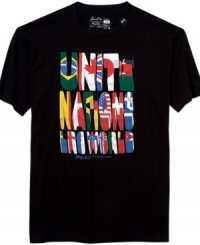 The world is waiting. This graphic tee from LRG brings your casual wardrobe together. The world is waiting. This graphic tee from LRG brings your casual wardrobe together.