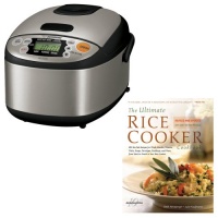 Zojirushi NSLAC05XT 3-cup Rice Black Stainless Steel Cooker/Warmer Kit with Cookbook Zojirushi NSLAC05XT 3-cup Rice Black Stainless Steel Cooker/Warmer Kit with Cookbook