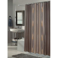 Carnation Home Fashions Catherine Extra Long Printed Fabric Shower Curtain, 72-Inch by 84-Inch Carnation Home Fashions Catherine Extra Long Printed Fabric Shower Curtain, 72-Inch by 84-Inch