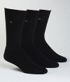 Calvin Klein Men Pima Cotton Blend Sock - 3 Pack