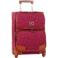 Diane Von Furstenberg Luggage Hearts 20 Inch Expandable Spinner, Beet/Plum, One Size Diane Von Furstenberg Luggage Hearts 20 Inch Expandable Spinner, Beet/Plum, One Size
