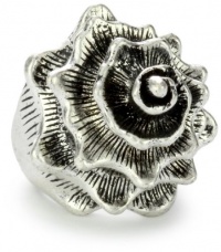 Lucky Brand Villa La Scale Rings Silver-Tone Spiky Swirl Ring, Size 7 Lucky Brand Villa La Scale Rings Silver-Tone Spiky Swirl Ring, Size 7