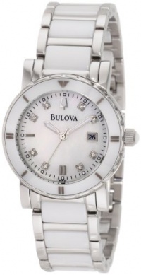 Bulova Women's 98P121 Highbridge Substantial Ceramic + Stainless steel construction Watch Bulova Women's 98P121 Highbridge Substantial Ceramic + Stainless steel construction Watch