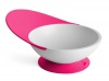 Boon Catch Bowl - Toddler Bowl with Spill Catcher in Pink/White
