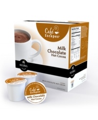 Classic milk chocolate taste to take you right back to your childhood in an instant! Deep, rich and decadent chocolate-y flavor makes each cup of hot cocoa a delicious treat. Classic milk chocolate taste to take you right back to your childhood in an instant! Deep, rich and decadent chocolate-y flavor makes each cup of hot cocoa a delicious treat.