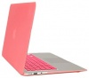 Gearonic Rubberized PC Hard Case with Keyboard Cover and Screen Protector for 13-Inch Macbook Air, Pink (5082PPUIB)